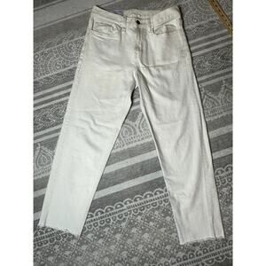 Banana Republic‎ Off white relaxed fit denim pants women size 28